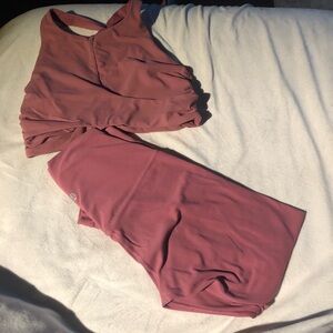 GUC Lululemon Matching Set Size 4/6 Moss Rose